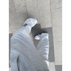 加绒加厚三条杠校服裤子男款秋冬三道杠卫裤-WK01-P45加绒55，男装休闲裤，星座1007（原301D）