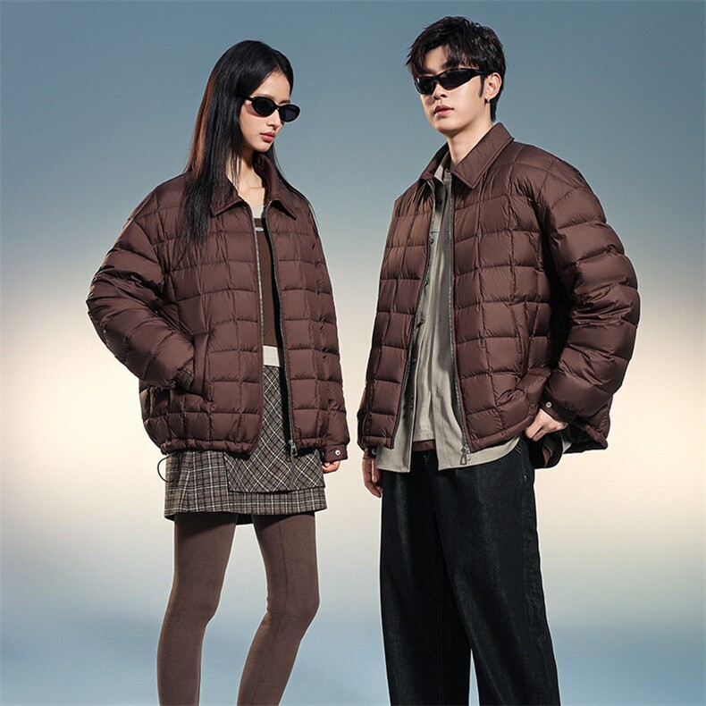新标90绒复古纯色羽绒服男冬季潮流保暖情侣保暖外套DB186-P210,男装羽绒服,星座1210A
