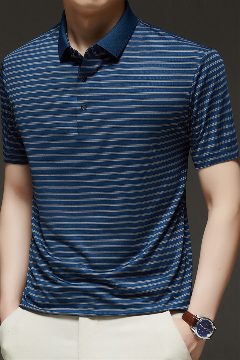 BGW-K136598夏季男士新款短袖T恤青年修身体恤商务休闲POLO衫,男装T恤,电商B360