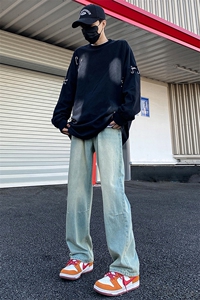 高品质显高重工洗水高街牛仔裤715-6-BX28P55(控78）图片