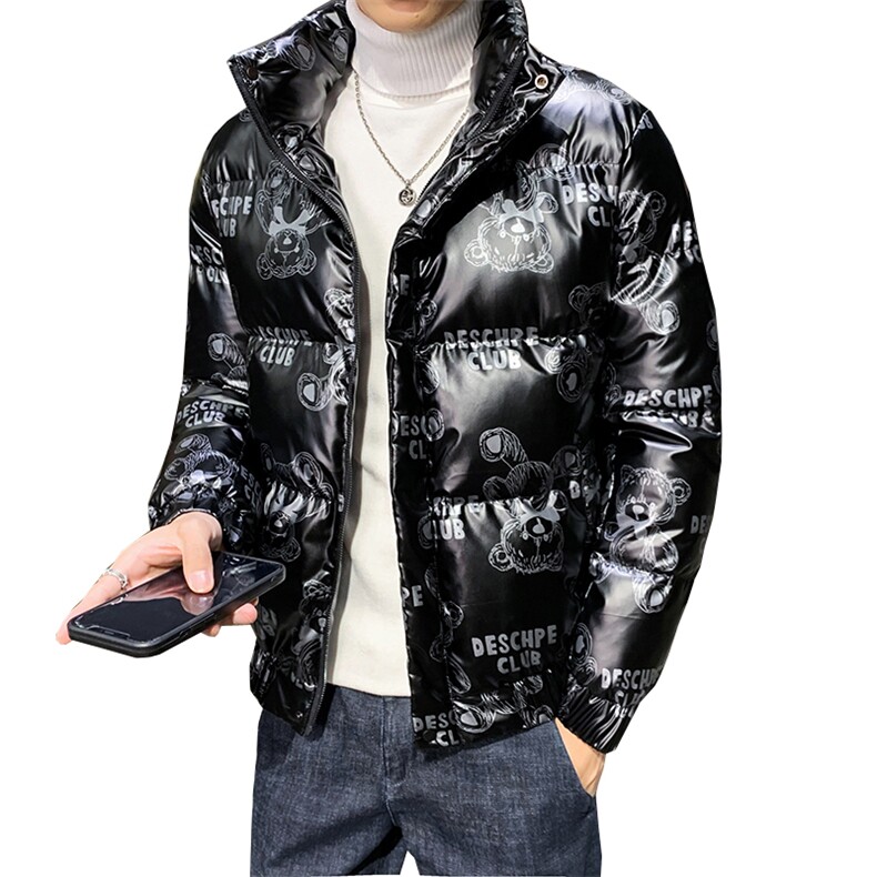 312A-5-603-P125冬季新款男士韩版棉衣立领加厚潮流棉服A,男装棉衣,星座312A-5