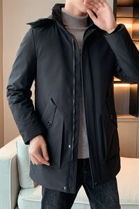主推 90%白鸭绒M-8XL大码中长羽绒服 109-2199-P205.220图片