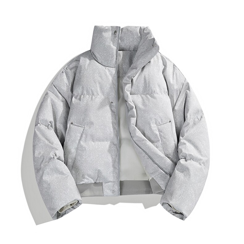 支持二开冬装加棉加厚立领棉服男女棉衣外套光板面包服M819-P75,男装棉衣,电商A441
