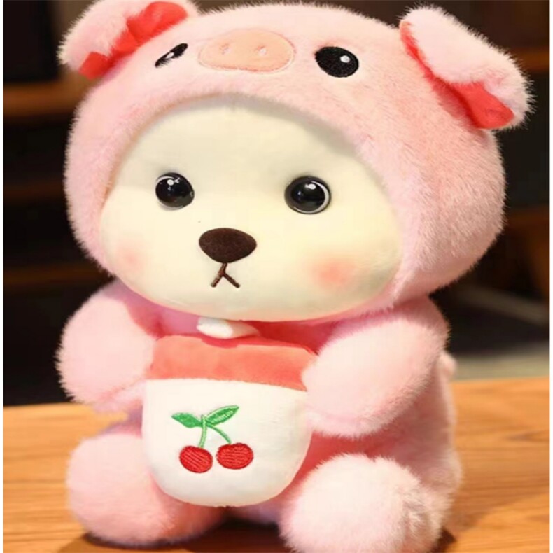 抱水果猪--精品款，琦琳玩具