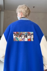 摇粒绒棒球服男大码开衫卫衣男夹克BF86250-P65，男装夹克，电商A040