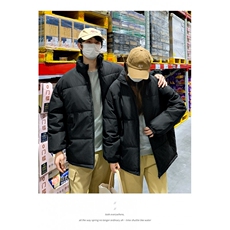 2202#光版高品质手塞棉情侣款冬季保暖立领棉服ins流行，女装棉衣/棉服，星座1210-1