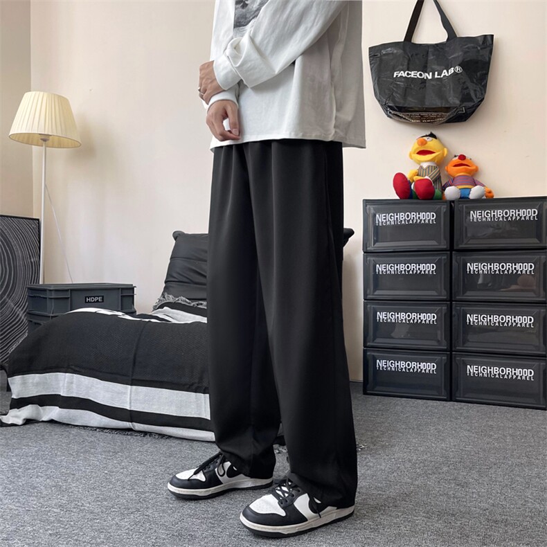 日系oversize垂感阔腿工装裤男2023夏季盐系日杂裤K3917-P32,男装休闲裤,星座512-2