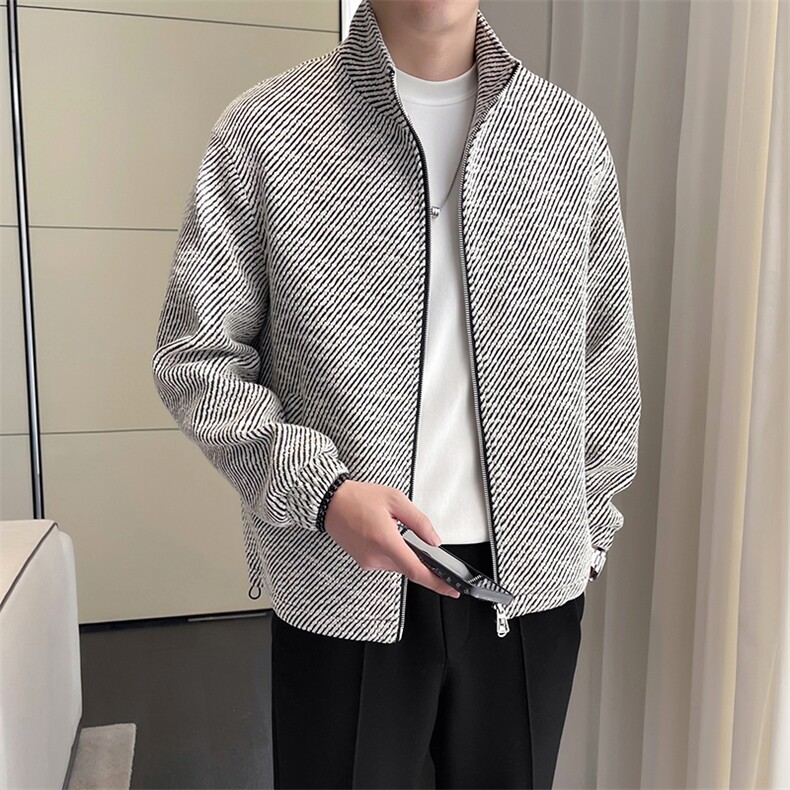 轻熟风~春季双拉链夹克外套K539/P115,男装夹克,电商B331