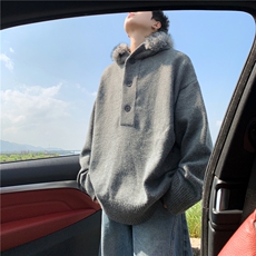 1506-1/MGT281/P83高质量重磅秋季毛衣外套男女针织衫，男装针织衫/毛衣，星座1506-1