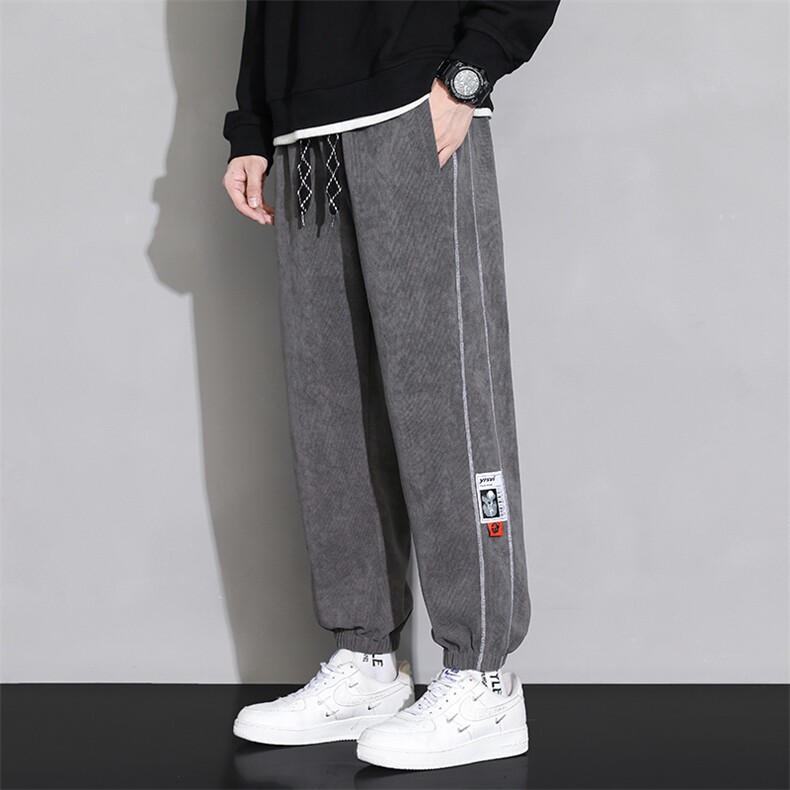 2023春季新款灯芯绒裤子男抖音直播高品九分裤男A210-JHK23-P55,男装休闲裤,星座210-1