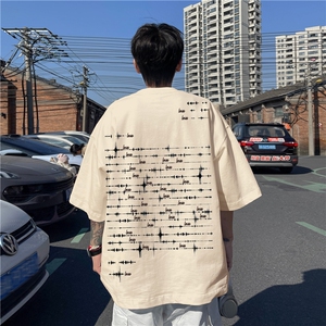 得物直播品质220克纯棉精梳印花T恤短袖dcm265-特批20控38图片