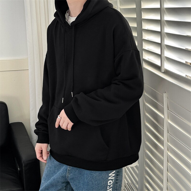 现货-青少年连帽套头卫衣男春秋宽松休闲上衣外套W6690-P55,男装夹克,电商A351