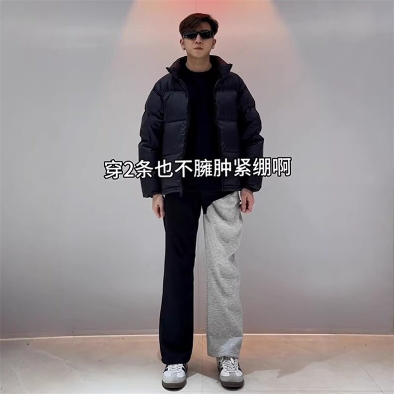 1506-1/KLZ3741/P37美式高街百搭弯刀西裤男春季新款垂坠感高级,男装西裤,星座1506-1