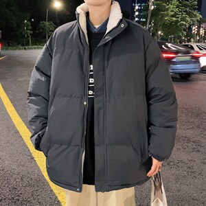 ！2023秋冬新款男士加绒加厚纯色棉衣百搭棉服外套MY100特P75，男装棉衣，电商B220
