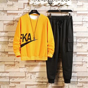 衣P23 裤子P25 新款套装高性价比跑量款男卫衣套装W111+K26-P48,男装套装,电商A128