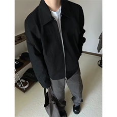 短款男外套美式潮牌正肩行政夹克翻领棒球服513AJK2398P63，男装夹克，星座513A