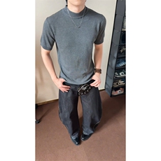 XZ809A/MTTT03/特P30/控58冰爽丝针织杉圆领T恤高品质，男装针织衫/毛衣，星座809A(原222-1)