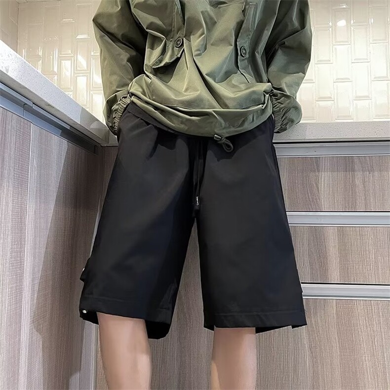 男春夏纯色潮流新款青春流行五分裤春秋宽松型GDK17P28,男装休闲裤,星座1116-2