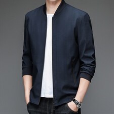 男士翻领夹克2023新款春秋季休闲韩版潮流男装潮牌上衣外套男装，男装夹克，电商B212（原钱塘6029）