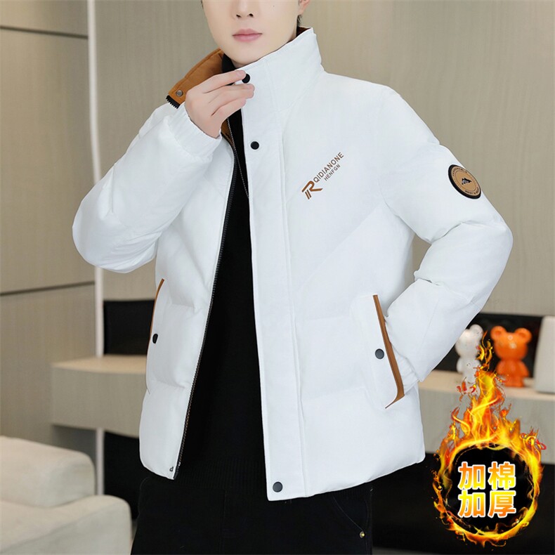 冬季加厚棉衣男休闲时尚青年立领棉衣百搭棉服外套M1801-P78,男装棉衣,星座310B-3