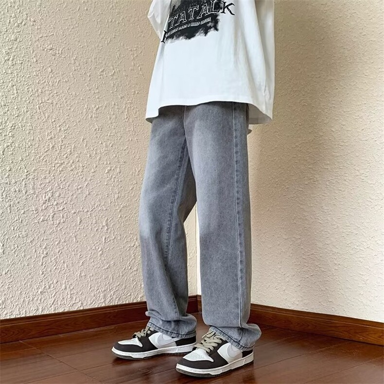 牛仔裤男秋季潮大码休闲裤子高街NK8821P40,男装牛仔裤,星座1116-2