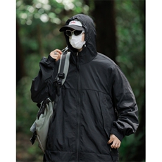夏季新款潮流连帽冰丝防晒衣男户外运动冲锋衣夹克现货W8234-P42，男装防晒衣，星座512-4