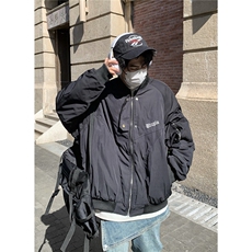 美式飞行员夹克棒球服男春秋设计感小众潮牌外套JK8023-P45，男装夹克，星座208-5