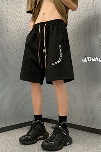 8XL-M 特大码菠萝格运动短裤男夏印花篮球裤休闲五分裤DK1519P35图片