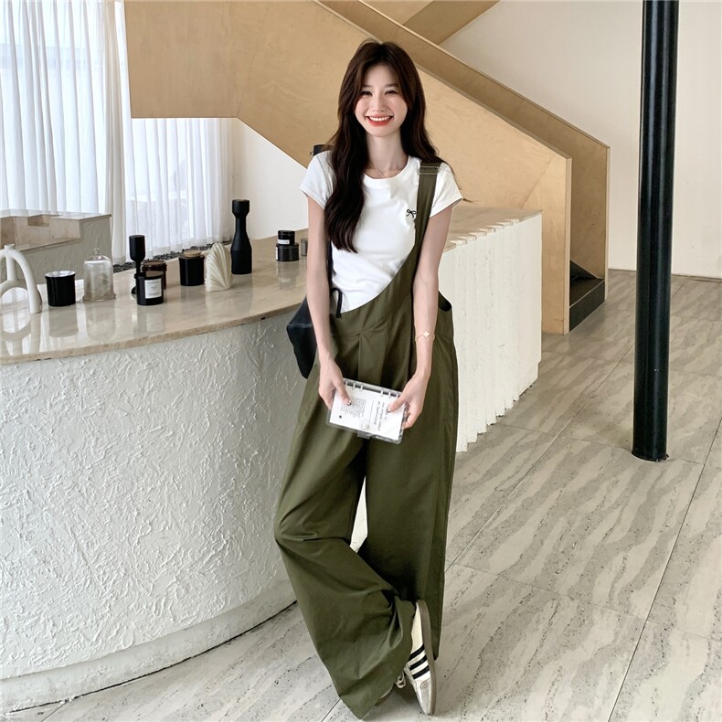 【新款】单肩休闲工装背带裤2C327-8818-P120-K178,女装连体裤,2C327