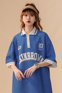 1中性polo衫男大码M-5XL潮翻领女模情侣短袖T恤男DP7741P45控59图片