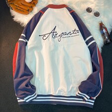 EQ86棒球服外套男拼色刺绣学院风学生夹克2024新款秋装班服P118，男装夹克，电商C306-1