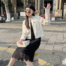 【春装现货】美拉德风格皮衣P149-控制2192024年春季时尚潮流，女装皮衣，美拉德工厂直营店