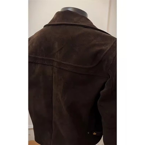 春秋美式复古解构飞机扣夹克男女高级潮流外套情侣款LZB088-P70图片