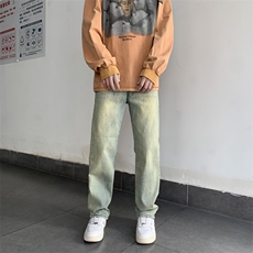 XZ221-1/K1303/P55/控782025春款美式潮牌高弹修身牛仔裤，男装牛仔裤，星座221-1