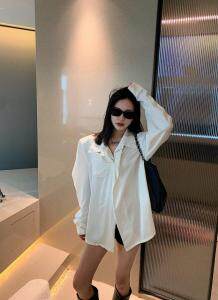 缎面衬衫，女装衬衫，last name