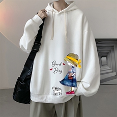 连帽卫衣男大码胖子帽衫大号运动服WY2415-P35，男装卫衣，电商A040