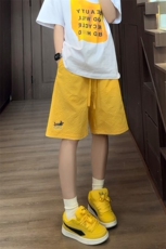特批P16无差价潮流泡泡纱多巴胺刺绣腊肠狗宽松五分短裤男DK5863，男装休闲裤，电商A001