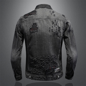 钱塘QT5027/H06183/男装修身牛仔服品质好图片