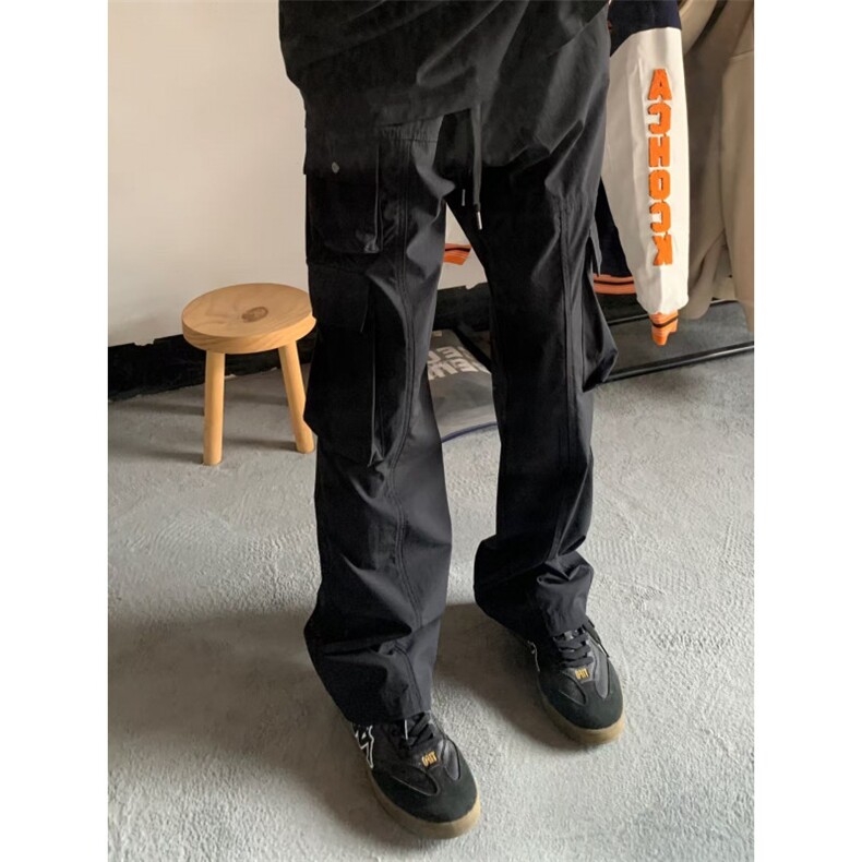 【有货】黑色工装裤男春秋户外登山美式机能冲锋裤KZA139HH-特P43,男装工装外套,星座1007（原301D）