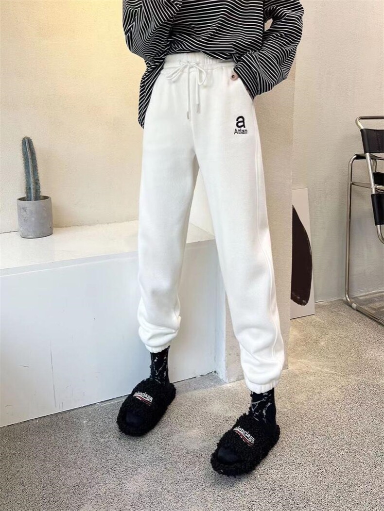 厚绒卫裤，女装休闲裤，nice 奈思
