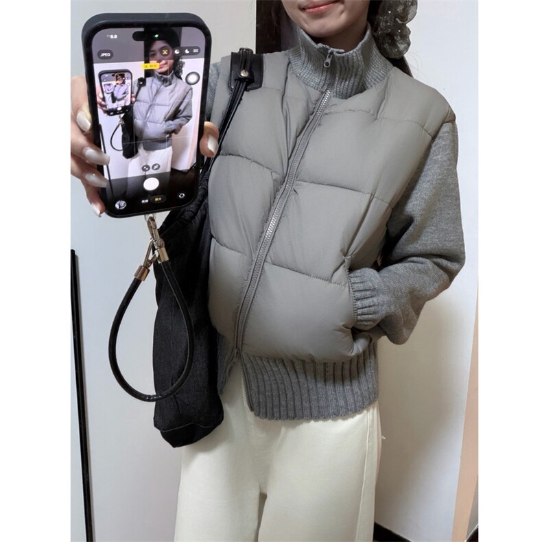 A585-P108冬季马甲棉服假两件毛衣抗起球上衣,男装针织衫/毛衣,星座911