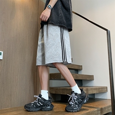 侧边织带条纹短裤X5511-TP30控价48休闲运动裤男美式条纹五分裤，男装休闲裤，电商A102-1