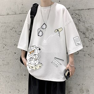 Q11115-P30 春夏季七分袖t恤男大码五分袖男短袖中袖   大皂风图片