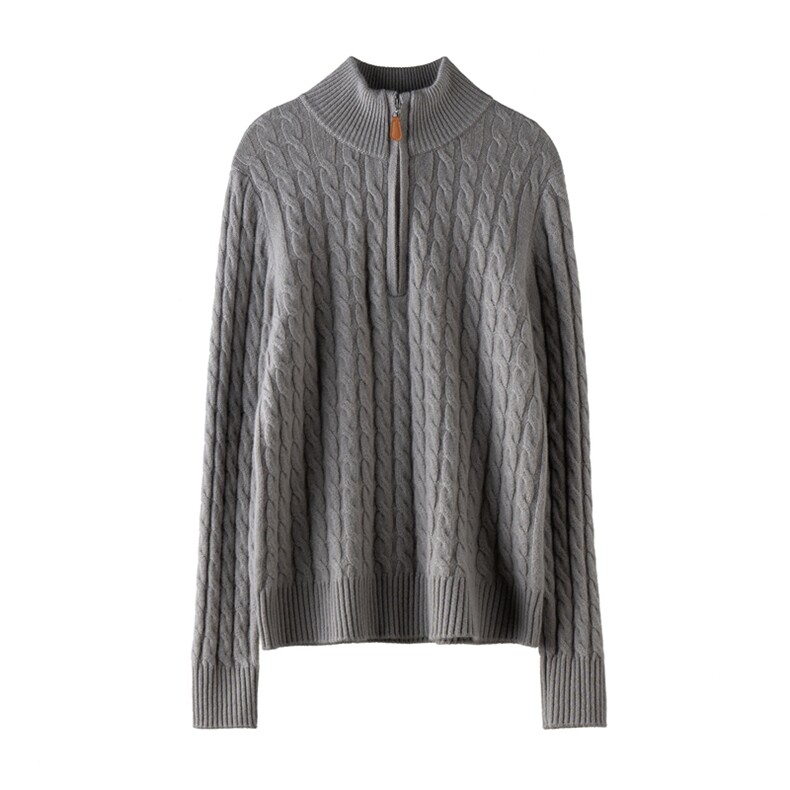 2025年秋季时尚百搭通勤简约休闲羊绒衫，女装羊绒衫，雪山红莲