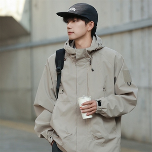 Cityboy情侣 时尚连帽冲锋衣外套夹克 团体班服图片