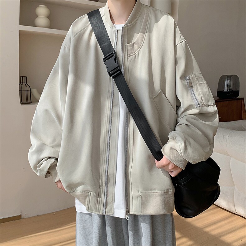 2025秋季新款美式高街飞行夹克男士潮流棒球服外套D368P118,男装夹克,电商A335-1（原A458）