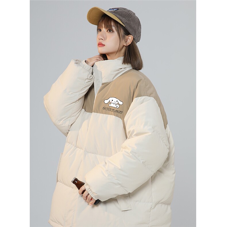 中性风23冬季时尚百搭宽松立领棉服外套TPMY64302特批P85控138,男装棉衣,电商A268