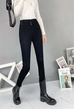 高腰显瘦加绒打底裤M一XXL，女装打底裤，简 影