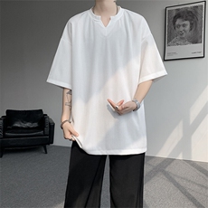 短袖男夏季新款港风宽松冰丝T恤T0158-P22，男装T恤，星座214-3