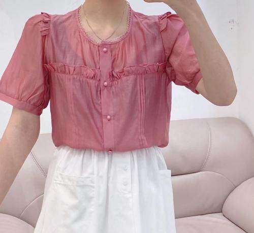 夏季新款韩版小衫，女装，依洛菲
